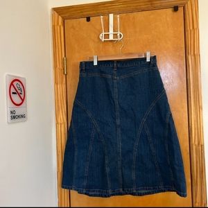90s Midi Jean Skirt - Size 6